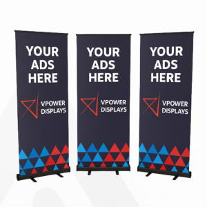 Single Leg Black Standee